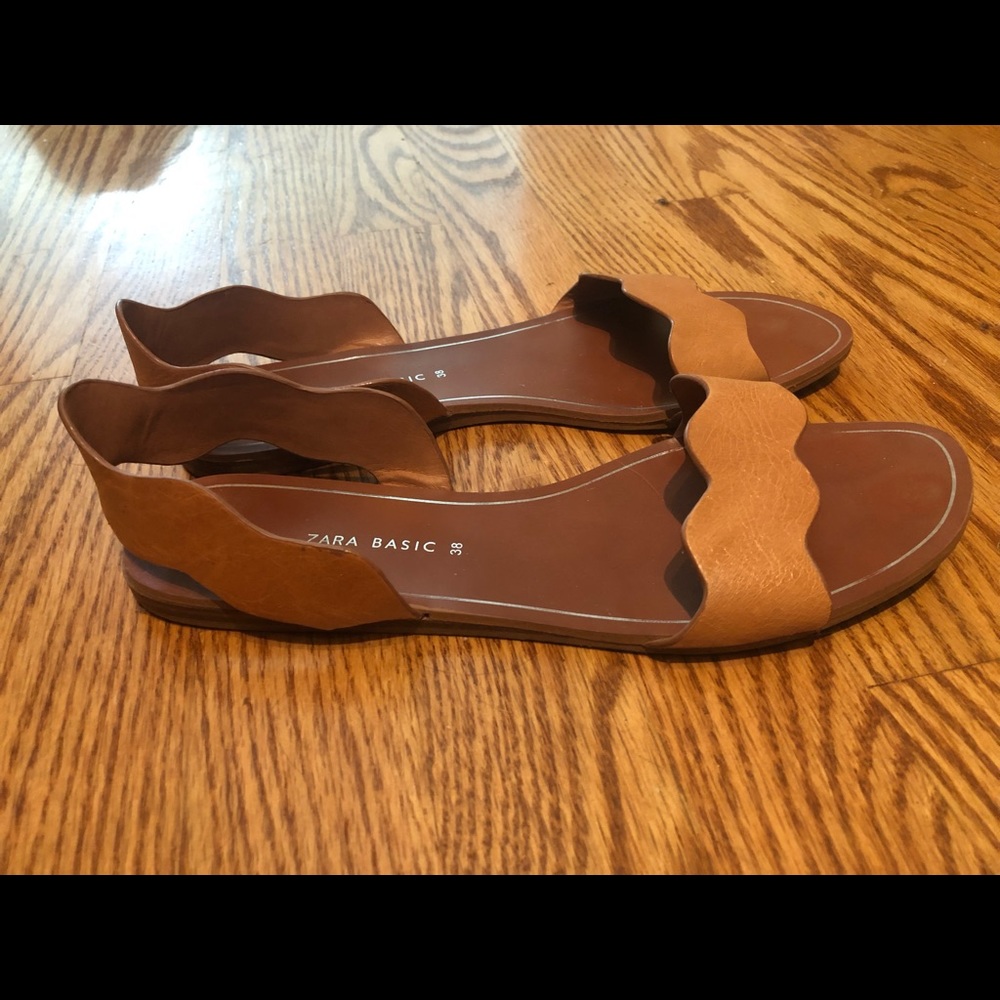 Zara samdals Leather! 38 (7,5) - Picture 3 of 3